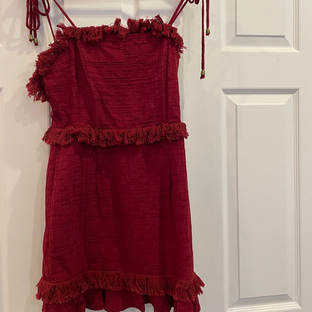Skylar and Madison Red Dress. JUNIORS